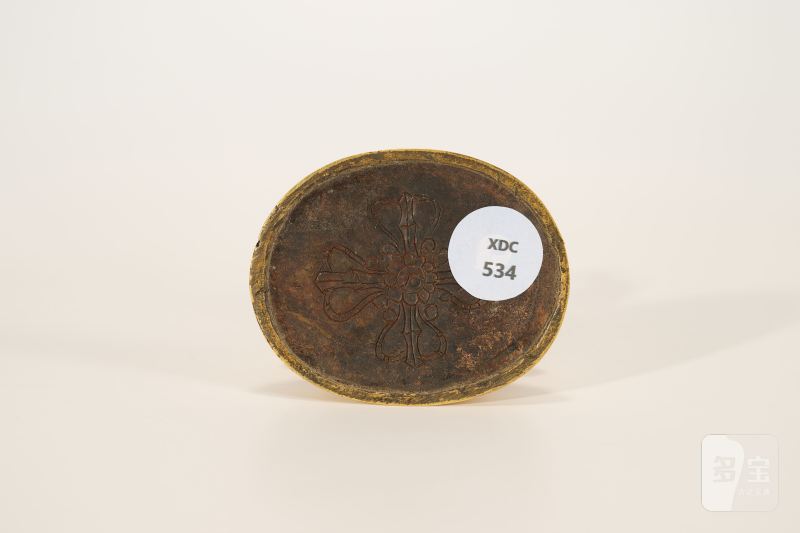 Lot913 清乾隆 铜鎏金弥勒菩萨 - 图8
